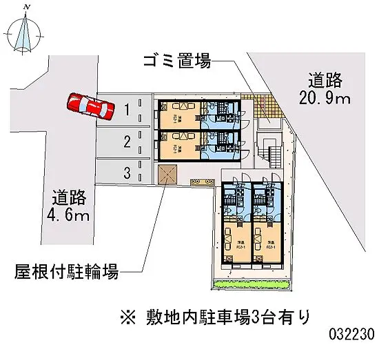 ★手数料０円★さいたま市緑区道祖土　月極駐車場（LP）